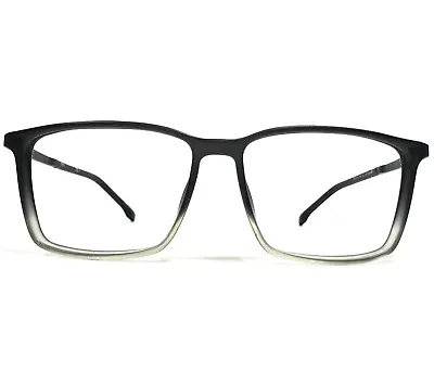 HUGO BOSS Eyeglasses Frames 1251 RIW Black Gray Square Full Rim 58-15-145 • $69.99