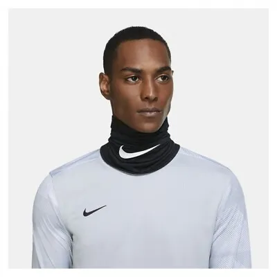 Nike Neck Warmer Snood Black One Size Golf Football Run Unisex Multi Sport • £28.99