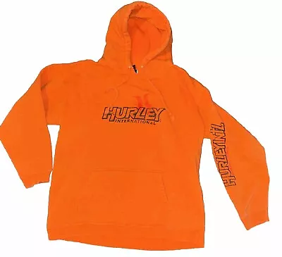 Unisex Vintage Orange Large Hurley International Hoodie • $25