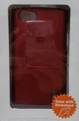 LG Optimus M+ Hard Cover Case Red With Kickstand NEW (BIN 25) • $9.02
