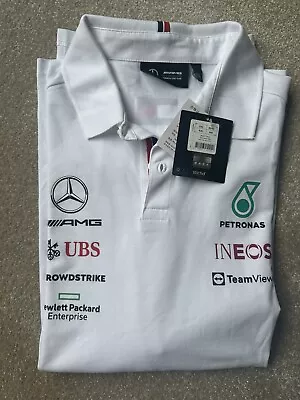 Mercedes F1 Team Polo Official Merchandise Bnwt Xxl • £24.99