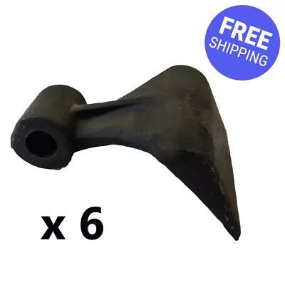 $122 • Buy 6 X Forged Steel Hammer/mulching Blade For Tractor Flail Mower Slasher/mulcher