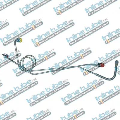 67-72  Mopar A Body Manual Brake Disc Or Drum Master Cylinder Line Lines Oem • $26