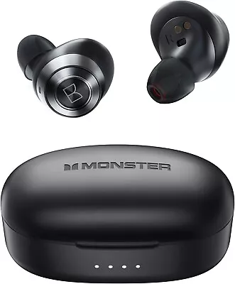 Monster Wireless Earbuds In-Ear Stereo Built-in Mic Water Resistant For Sports • $35