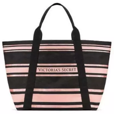 BRAND NEW WITH TAGS LIMITED EDITION Victoria's Secret  Sparkle Tote Bag Weekend • $76.94