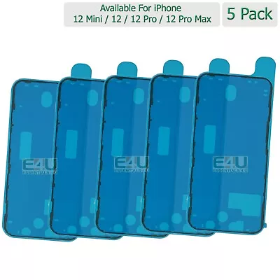 5x For Apple IPhone 12 Mini 12 Pro Max Screen Adhesive Dust Water Seal Glue Tape • £2.95