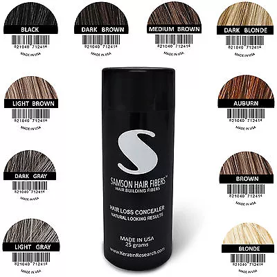 Original Samson Hair Building Fibers 25g CT Hide Thin Hair Loss Hair Transplant • $31.95