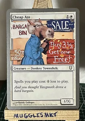 CHEAP ASS X 2 - MtG Unhinged - Common - MINT • £1