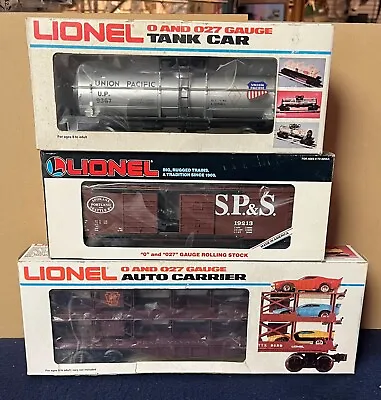 Lionel Box / Flat Cars - LOT OF 3 - O Gauge 6-9367 6-19213 6-9351 C6/7 • $50