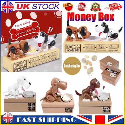 £5.99 • Buy Hungry  Dog Coin Kids Automated Piggy Bank Money Box Kids Children Xmas Gift UK 