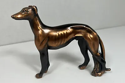 Vintage Greyhound Whippet Dog Figurine Sculpture Bronze Metal. Excellent!!! • $35