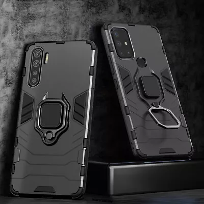 For OnePlus Nord 5G/Oneplus 8 Case Shockproof Cover Tough Armor Metal Ring Stand • $12.97