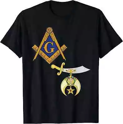 SALE! Mens Masonic Shriner Split Masonic Shrine Cool T-Shirt S-5XL • $19.99