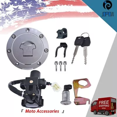 Ignition Switch Fuel Gas Cap Seat Lock Key Set For Honda CBR600F4/F4i 01-06 • $27.54