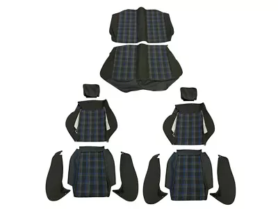 Seat Cover Set For Volkswagen Golf 1 MK1 GTI Coupe Front And Rear Seat Blue • $569.90