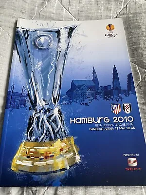2010 UEFA Cup Final Programme - Atlético Madrid V Fulham • £2
