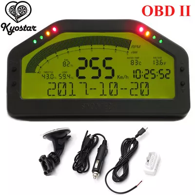 Car Dash Race Display OBD2 Bluetooth  Dashboard LCD Screen Digital Gauge Kit • $395.65