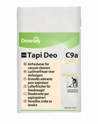 Taski Tapi Deo C9a Vacuum Cleaner Crystals Sachet Pack 8 1008033 • £26.85