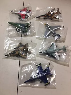 Vtg 1995 ? / Zyll ? 7 Piece Diecast Metal Military Airplane Set / New In Plastic • $39.99