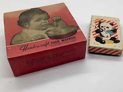 Hankscraft Vintage Childs Food Warmer And Set Of Utensils In Original Boxes MCM • $24