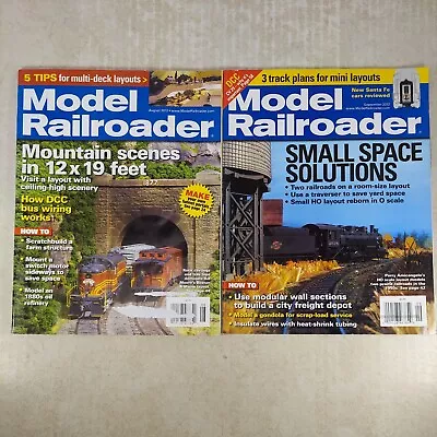 Model Railroader Aug & Sept 2012 Mountain Scenes  Small Space Solutions  • $5.99