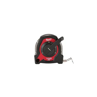 Milwaukee 48-22-5101 100 Ft. Closed Reel Long Tape Measure Folding Hook Metal • $30.61