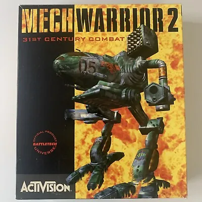 Mechwarrior 2 PC New Sealed PC CD-ROM Big Box Activision 1996 New Open Box • $249