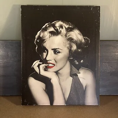 Marilyn Monroe Red Lips 15x19 Wall Art Frame Canvas Print 2013 The Thinker JM02 • $15