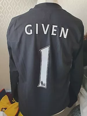 Match Worn Man City Goalkeeper Shirt Shay Given • £150