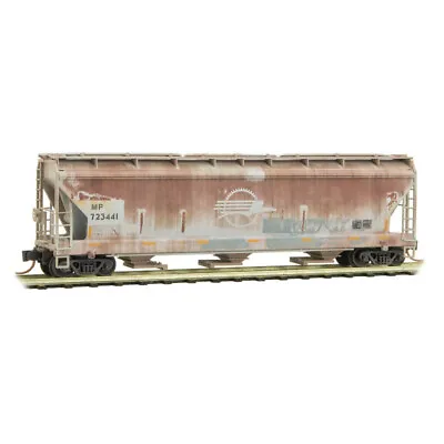 Missouri Pacic 3-Bay Covered Hopper Weathered MTL#094 44 190 N SCALE • $41.25