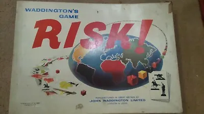 Vintage Waddingtons Risk Board Game 1960's  • £8.99