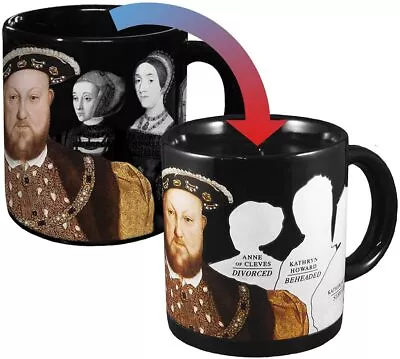 £16.95 • Buy Henry VIII Disappearing Wives Heat Changing Mug 