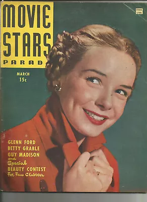 MOVIE STARS PARADE Magazine March 1947 Diana Lynn • $10.95