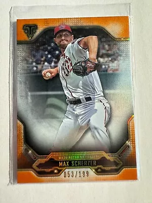 K195737 - 2020 Topps Triple Threads Amber #95 Max Scherzer #/199 • $3.95