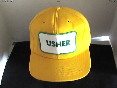 1960s -70s Vintage Green Bay Packers Lambeau Field Usher Cap W/LOA TEAM ISSUED • $155