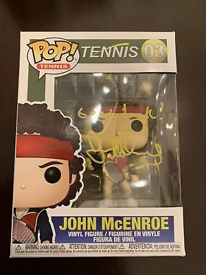 $149.99 • Buy John McEnroe Tennis Legend Signed Autographed Funko Pop Beckett BAS COA