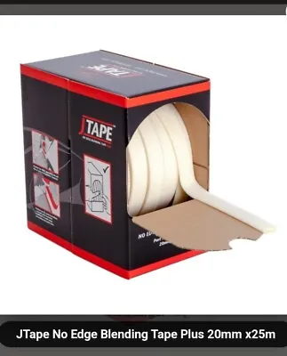 J Tape No Edge Blending Tape 20mm X 25m Roll 1 Box Bodywork Refinishing Masking • £23.99