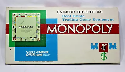 Vintage 1970s Monopoly Game Parker Brothers Classic Original Box 70s Great Cond. • $49