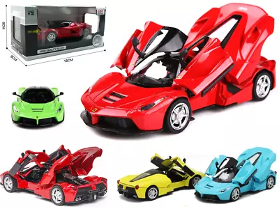 1pc 1:32 La Ferrari DieCast Collection Vehicle Pull Back Model Car Kid Toy • $26.31