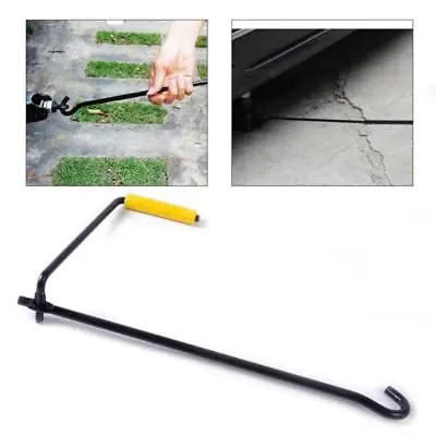 Black Steel Car Van Tire Wheel Lug Wrench Scissor Jack Crank Speed Handle Tool • $11.99