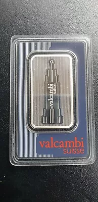 1oz Valcambi Suiss 999 Silver Tower Bar Original Packaging Assay Certificate  • £33.40