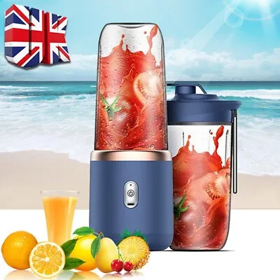 Electric Juice Maker Portable Blender Smoothie USB Mini Juicer Fruit Machine UK • £12.83