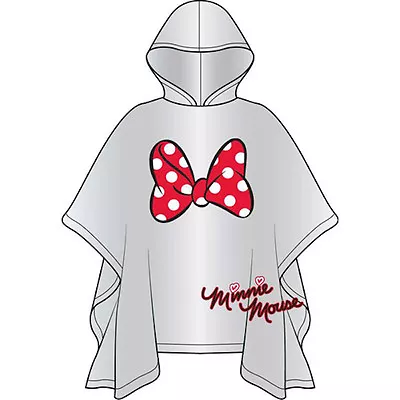 Disney Youth Minnie Mouse Bow Rain Poncho Rain Coat  New • $9.75