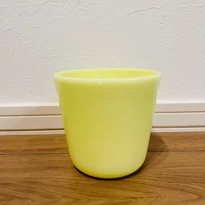 American Vintage Mckee Canister 1950-80s Lemon Yellow Tableware Used JAPAN • $110