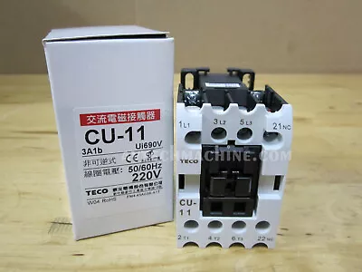 Teco Magnetic Contactor CU-11-3A1b-220V CU11H51B • $38