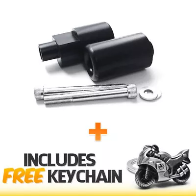 Suzuki GSXR 1000 No Cut Black Frame Sliders (2005-2006)+Sportbike Keychain • $16.99