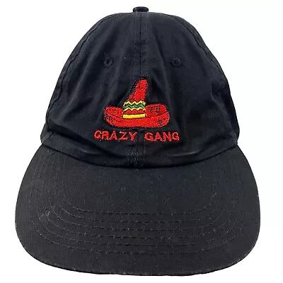 Crazy Gang Baseball Cap Black Summer Mexican Cap Vintage Retro Holiday Cap • £22.50