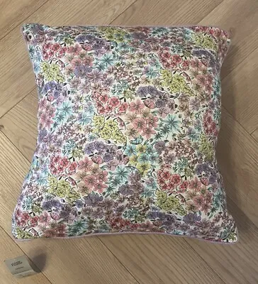 New! Cushion Cover & Pad Liberty Style Floral Cotton 45cm X 45cm George. • £6