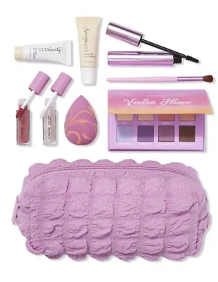 Ulta Beauty 9 Piece Gift Set + Lilac Makeup Bag • $16.99