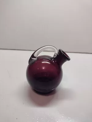 PERFECT Vintage AMETHYST Cambridge  BALL SHAPED  Decanter. • $4.99